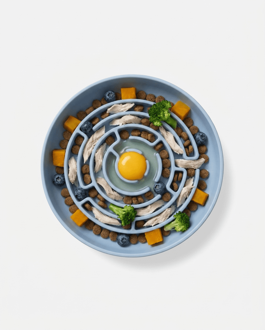 No Rush Bowl - Pet Slow Feeder