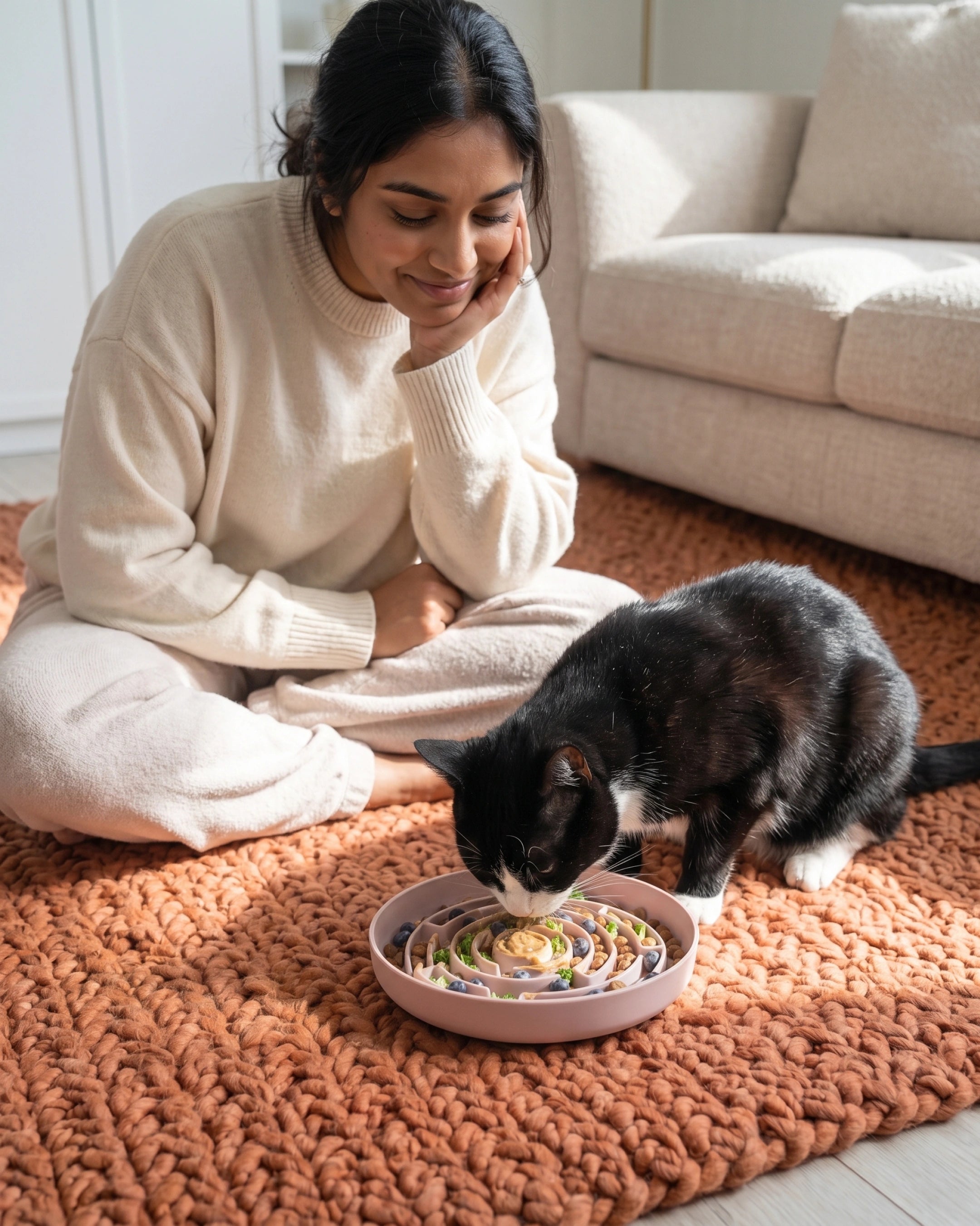 The Cat Mom Bundle - No Rush Bowl & Cat Mom Clip
