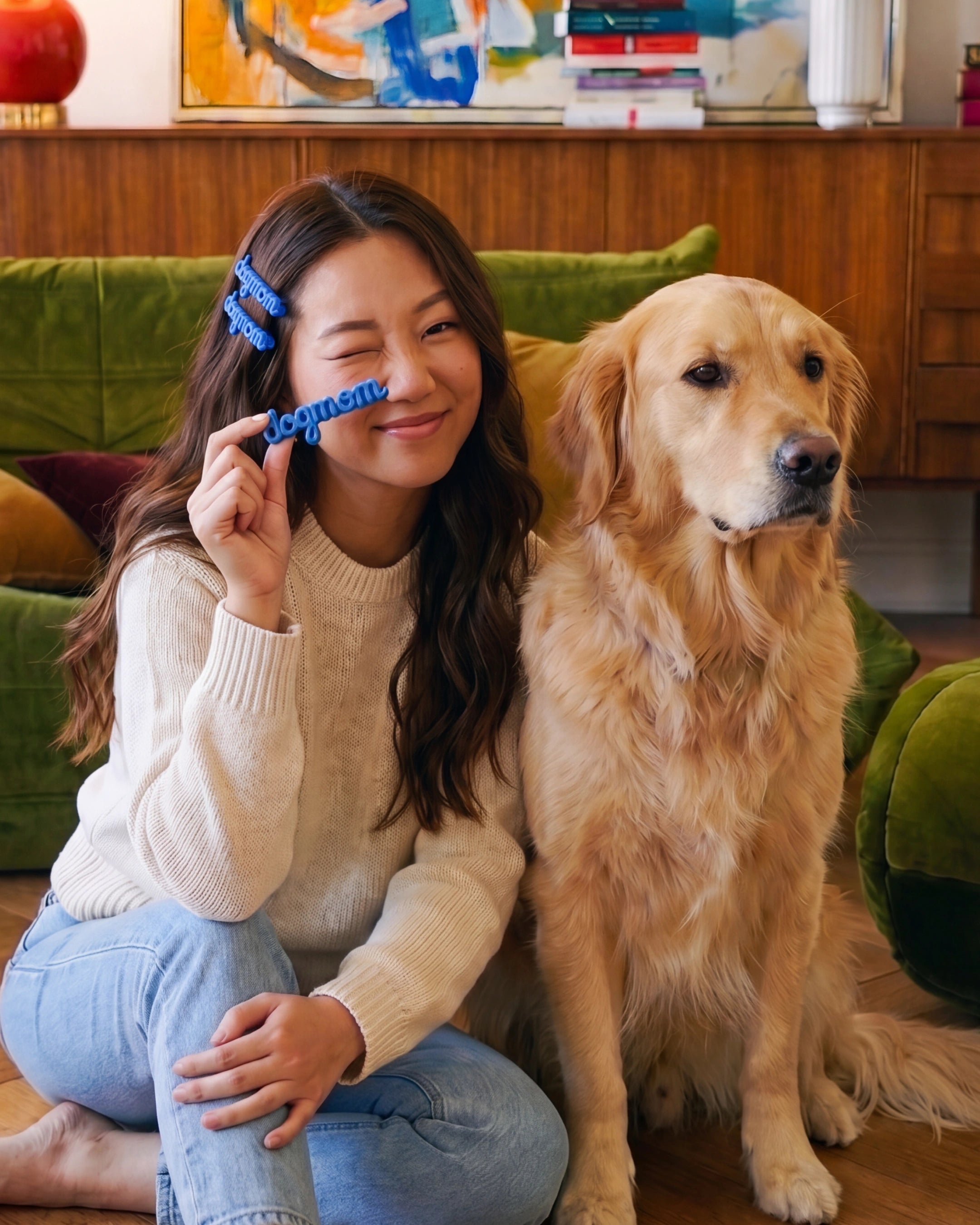The Dog Mom Bundle - Sir Woolly Chonk, No Rush Bowl & Dog Mom Clip