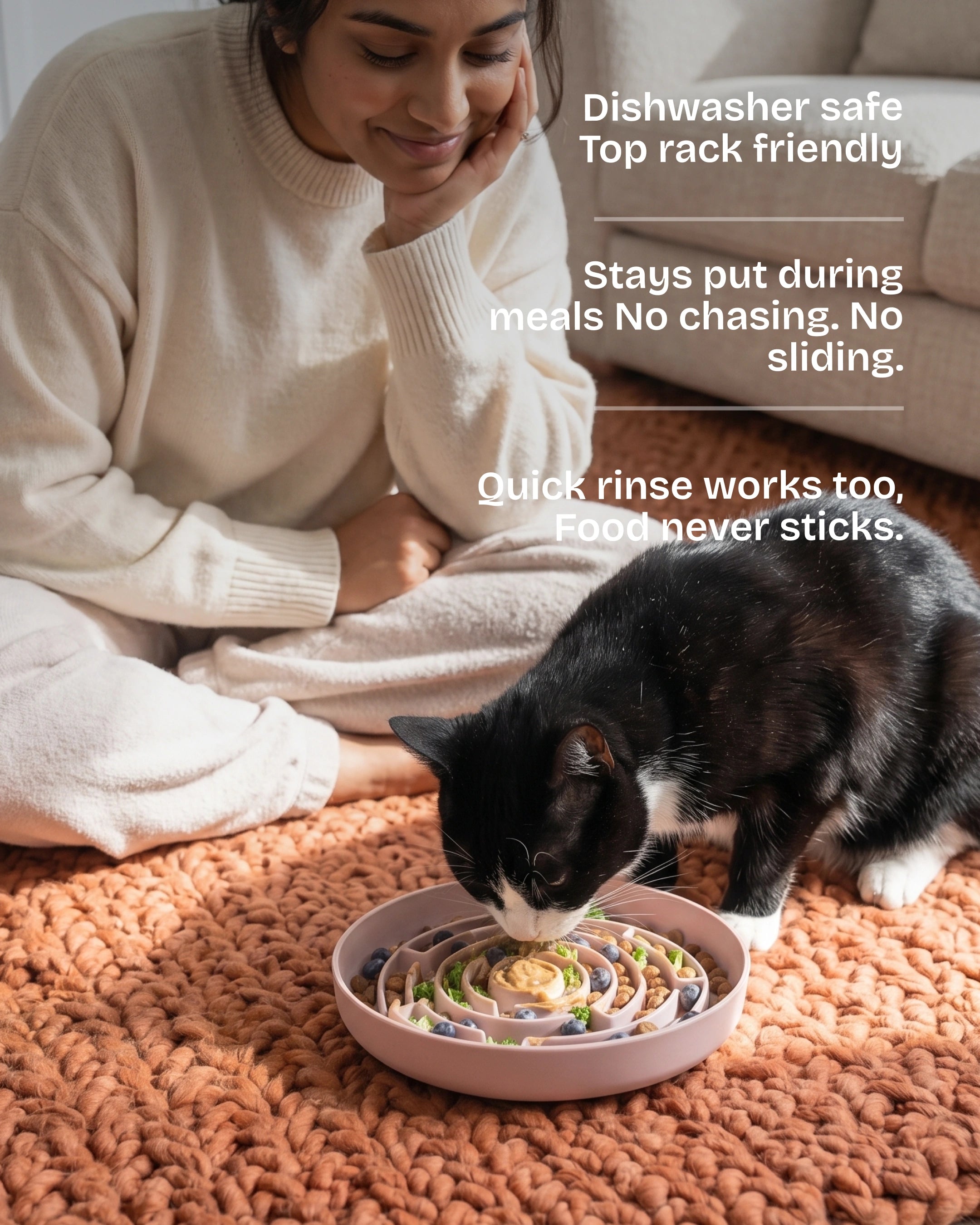No Rush Bowl - Pet Slow Feeder
