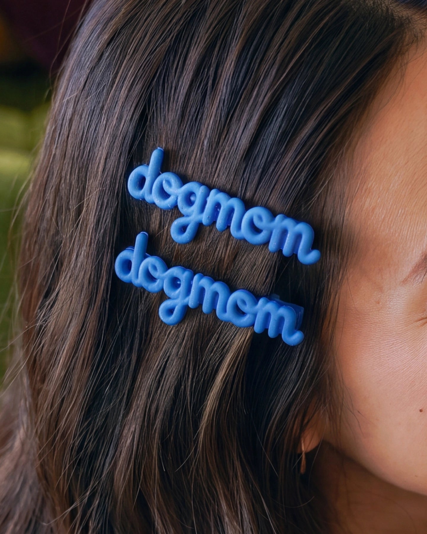 Dog Mom Hair Clip
