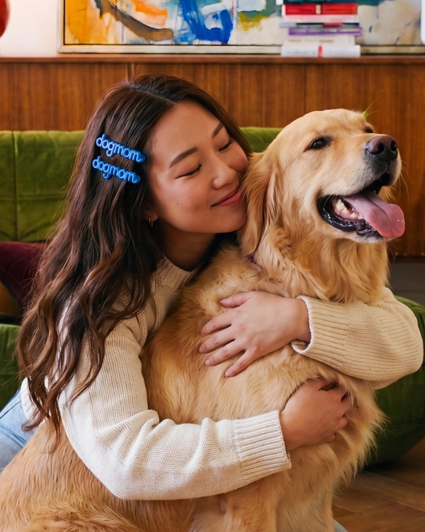 Dog Mom Hair Clip