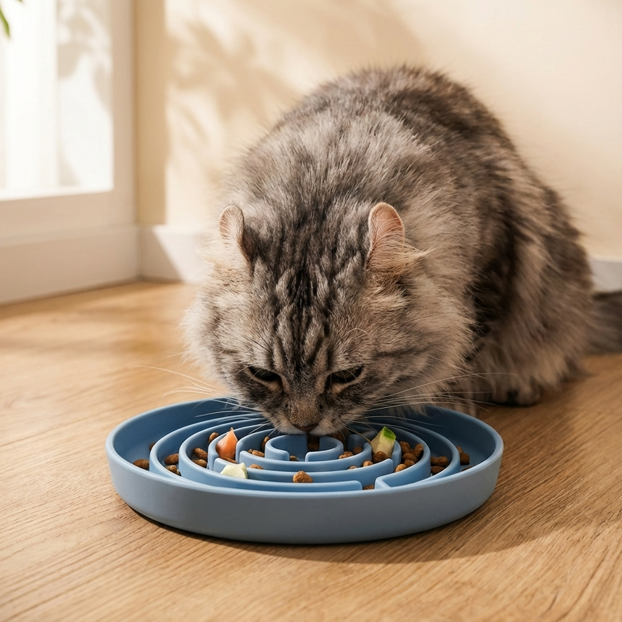 No Rush Bowl - Slow Feeder Bowl for Dogs & Cats