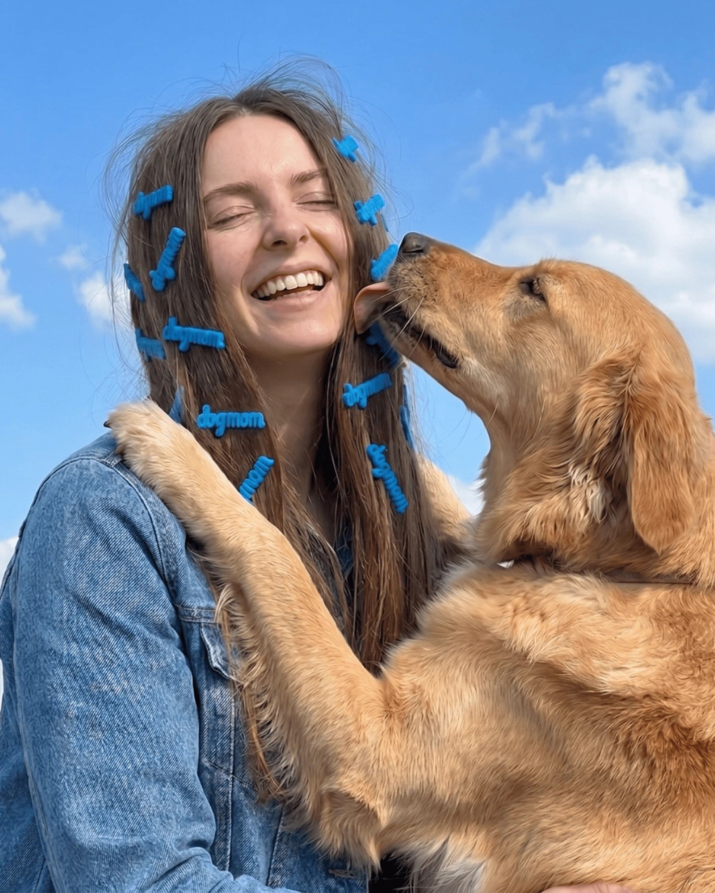 Dog Mom Hair Clip