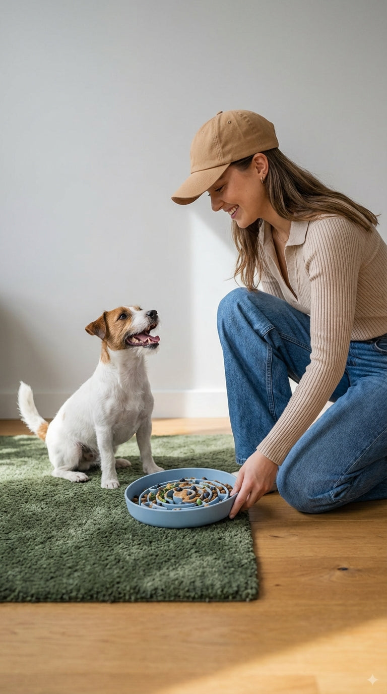 No Rush Bowl - Pet Slow Feeder