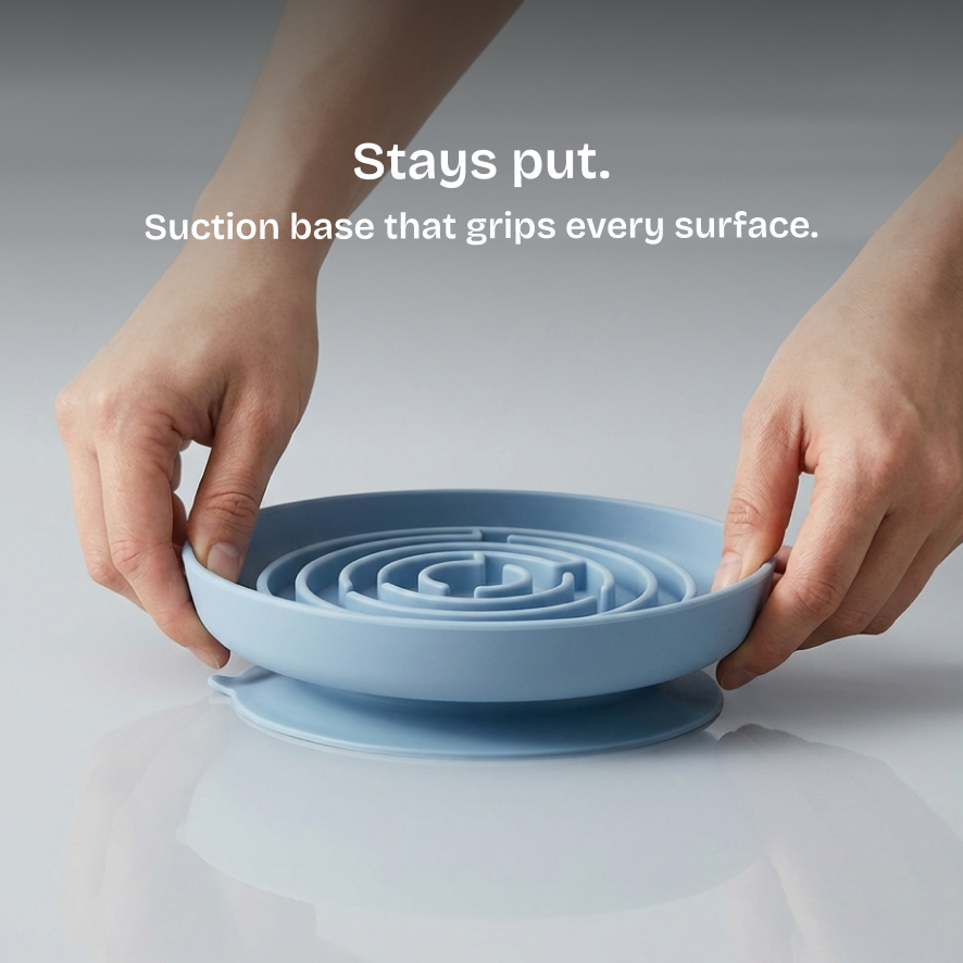 No Rush Bowl - Slow Feeder Bowl for Dogs & Cats