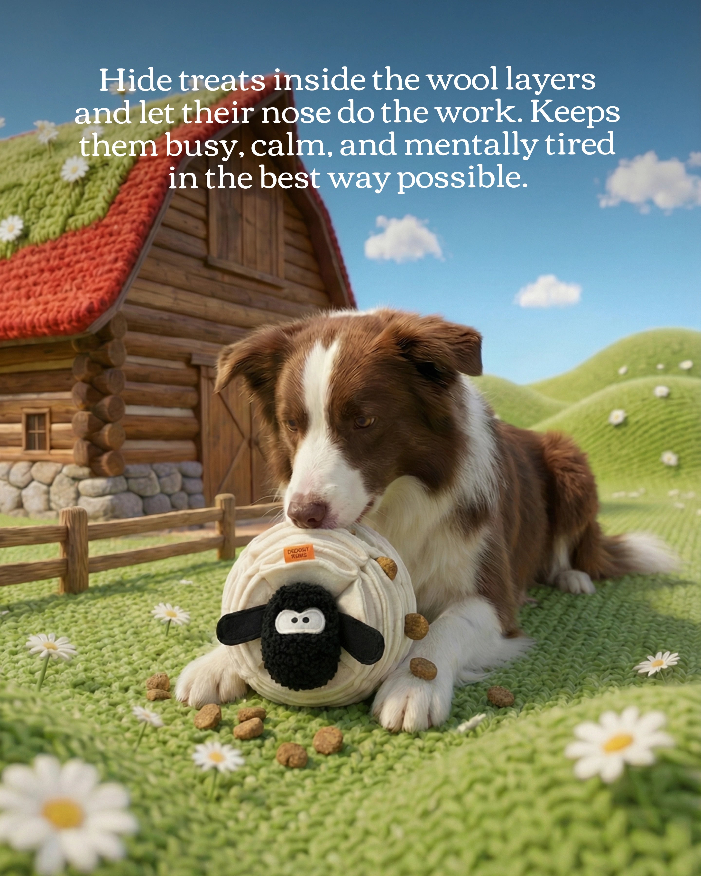 The Woolly Wonder Snuffle Toy